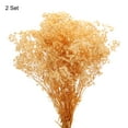 thumbnail image 3 of Uxcell Dried Baby's Breath Flower 17 Inch Light Yellow Natural Baby's Breath Branches for Wedding Home Decoration 2 Pcs, 3 of 6