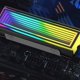 thumbnail image 2 of 2X M.2 ARGB Radiador de Computadora 2280 SSD M2 Radiador PC RGB M.2 Nvme Enfriador Disipador de Efecto Abismo Sin Fin,Negro, 2 of 5