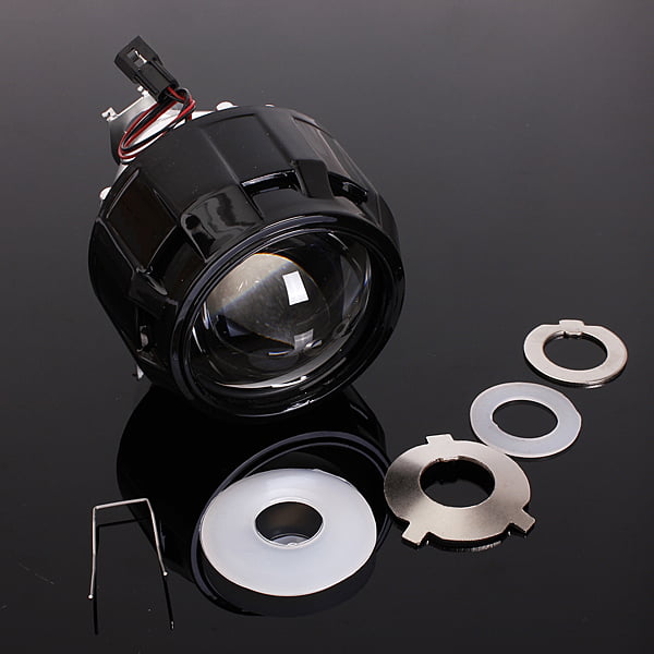 Black Shroud Hi/Lo Headlight Custom Headlamp H4 H7 H11 9005 9006 9007 H13 Astra Depot 2pcs Mini 2.5 LHD H1 Bi-xenon HID Projector Lens 
