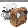 thumbnail image 2 of African Stand Mixer Cover, Motif with Pattern Design, Kitchen Appliance Organizer Bag Cover with Pockets, 5 Quarts, Sand Brown Orange, by Ambesonne, 2 of 4