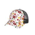 thumbnail image 6 of Lsque Oriental Cuisine Printed Trucker Hat - Baseball Cap for Men Women - Breathable Mesh Side, Adjustable Fit - for Casual Wear, 6 of 7