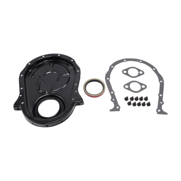 Kit de cubierta de cadena de distribución Accesorios automotrices Fácil de instalar Pieza de reparación Resistente Negro