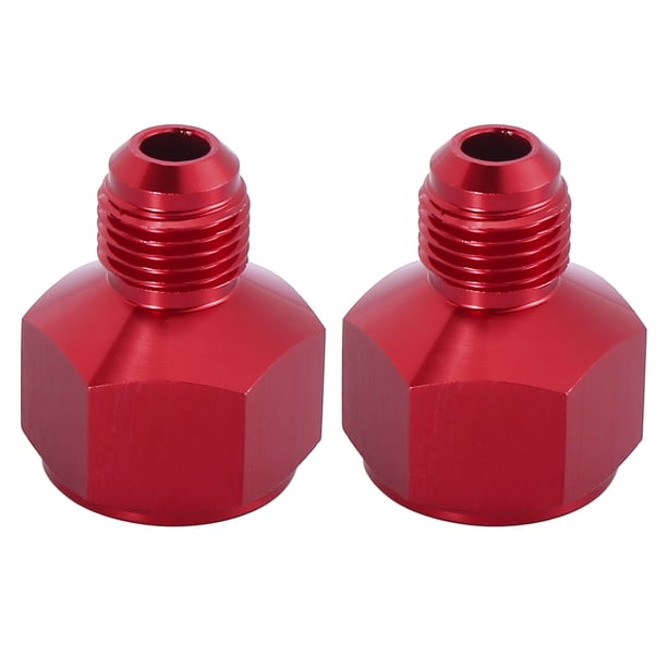 2 Piezas Para Coche Hembra AN10 A Macho AN6 Llamarada Reductor Montaje Adaptador Rojo