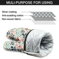 thumbnail image 7 of Cute Oven Mitts,Pioneer Flower Floral Print Pattern Oven Mitt 2-Pack Set,Kitchen Gloves for Oven,Heat Resistant Oven Mitts 7.7"x12", 7 of 7