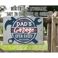 thumbnail image 3 of Dad's Garage Open Daily Free Repairs - Metal Sign - Perfect Gifts for Dad From Daughter or Son, Step Dad Gifts, Things To Get Your Dad For Christmas, Best for Dad, Garage Signs for Men (12" x 18"), 3 of 5