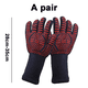 thumbnail image 2 of 2pcs (1 par) Manoplas para horno de microondas - Azul marino Rojo Igual tamaño MFZFUKR  CPB-DE-LYY1450-3, 2 of 5
