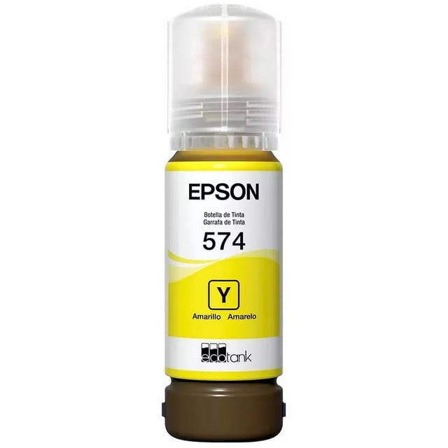Botella Tinta Epson T574 L8050 L18050 Amarillo 70ml