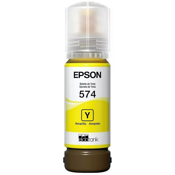Botella Tinta Epson T574 L8050 L18050 Amarillo 70ml