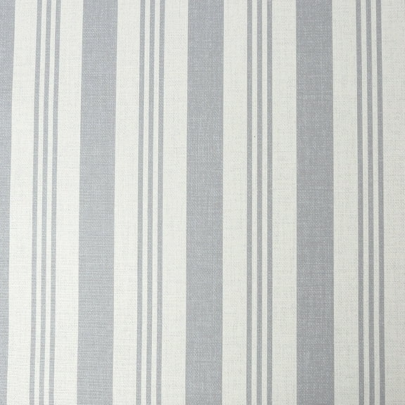 Graham & Brown Soft Ticking Stripe Slate Grey Wallpaper - N/A