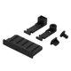 thumbnail image 4 of juego de cubierta de goma antipolvo y a prueba de suciedad, tapa de enchufe para auriculares, protector de base de carga, compatible con NEW 3DS 3DSLL/XL 3DS 2DS, 4 of 5