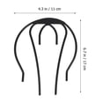 thumbnail image 2 of 3 peinetas laterales en forma de U para el cabello, horquillas de hierro para mujer, accesorios para el cabello para mujer, 2 of 6