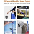 thumbnail image 4 of Electric Oil Pump - Electric Liquid Transfer Pump - Portable Automatic Siphon Pump - Battery Operated Liquid Transfer Pump (red), 4 of 5