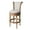 Weathered Oak, variant on Maven Lane 31" Pullman Bar Height Bar Stool- Handcrafted Swivel Bar Stool with Reclaimed Oak Finish and Ronan Stone Vegan Leather - Bring Seamless Style and Comfort to Kitchen Islands, Dining Spaces