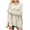 Beige-04, variant on STETMN Plus Size Sweaters for Women V Neck Side Slit Long Sleeve Knit Pullover Tops Casual Fall Clothes