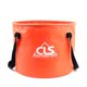 thumbnail image 2 of Cubo de agua plegable de 30 l con cesta de drenaje de doble capa para acampar, pescar y más, 2 of 4