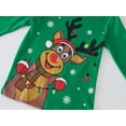 thumbnail image 4 of Toddler Boy Girl 100% Cotton Christmas Pajamas Sets for Boys Elk Sleepwear Size 6T, 4 of 7