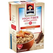 Quaker Select Starts High Fiber Cinnamon Swirl Instant Oatmeal 8-1.58 oz. Packets