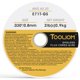 thumbnail image 5 of Alambre de soldadura TOOLIOM E71T-GS Flux Core Carbon Steel 1 kg, 5 of 7