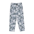 thumbnail image 6 of Uemuo Lilies Flowers Pattern Women's Wide Leg Palazzo Lounge Pants with Pockets Light Weight Loose Comfy Casual Pajama Pants-XX-Large, 6 of 9