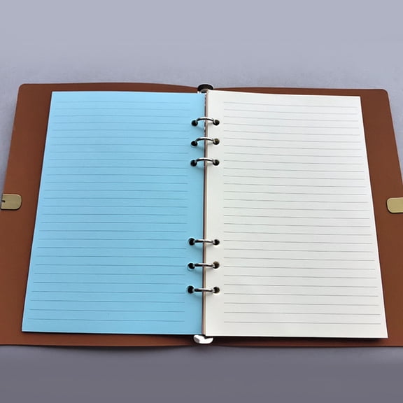 Six Hole Punched A5 Filler Paper for Refilling Notebooks and Planners Study Notes Organization