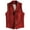 Red-A, variant on Men's Lapel Single Breasted Suit Vest V-Neck Sleeveless Vest Slim Fit Casual Vests Red