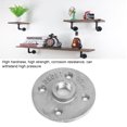 thumbnail image 4 of Flange Base 10PCS DN15 1/2in 4-Holes Flange Base Floor Flange Aluminum Alloy Threaded Shelf Fixing Base Pipe Fittings, 4 of 8