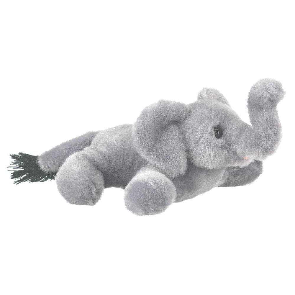 Stuffed Plush Toy Gray Elephant Toys Holiday Animal Puppet Kids Hand Puppet 