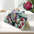 thumbnail image 4 of 6pcs Diamond Painting Kit Greeting Cards, Beautiful Flower Basket Theme 5D Handmade Art Birthday Holiday Gift Cards with Envelopes, 4 of 7