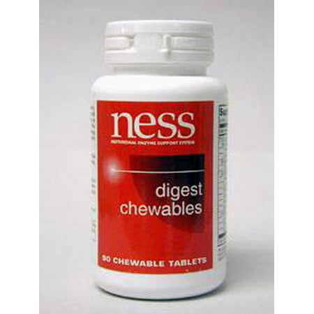 Ness Enzymes, Digest Chewables 90 onglets