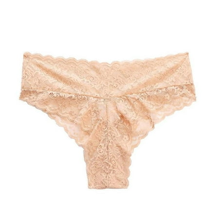 

TAIAOJING Women Thong Comfortable Playful High Waist Hollowed Out Ladies Underwear