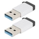 thumbnail image 2 of Adaptador USB3.0 a TypeC USB C a USB OTG Plug Play Cabezal de conversión para transmisión de datos (Plata), 2 of 5