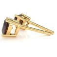 thumbnail image 2 of Garnet 6mm Heart Stud Earrings in 14k Yellow Gold, 2 of 4