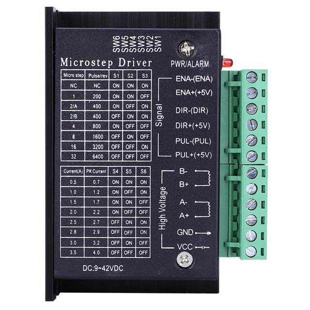 Controlador de motor, placa de controlador, accesorio de motor de sobrecorriente, control de pasos, funcionalidad versátil