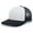Black/White/Black, variant on 5-Panel Trucker Snapback Cap 105C Black/White/Black Os