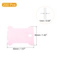 thumbnail image 2 of Uxcell Plastic Floss Bobbin Sewing Thread Card Board, Pink 200 Pack, 2 of 5