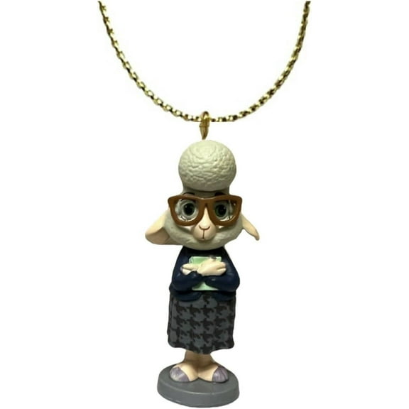 Zootopia Assistant Mayor Bellwether Lamb PVC Ornament 3” Figure Figurine Charm New
