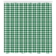 thumbnail image 2 of Ambesonne Fashion Shower Curtain, Greenish Gingham Plaid Art, 69"Wx70"L, Forest Green White, 2 of 4