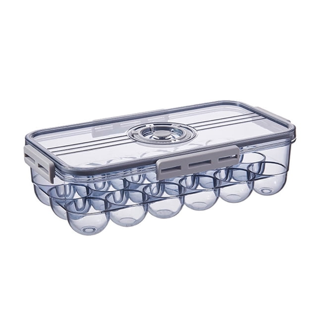 MesaSe Carré Réfrigérateur Boîte de Rangement Réutilisables Cuisine en Plastique Frais Gardant Cas - un