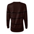 thumbnail image 4 of Oalirro Long Sleeve Tops for Women Round Neck Striped Shirts for Women-L, 4 of 5