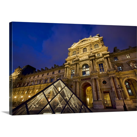 Great BIG Canvas | Scott Stulberg Premium Thick-Wrap Canvas entitled The Louvre Museum in Paris at