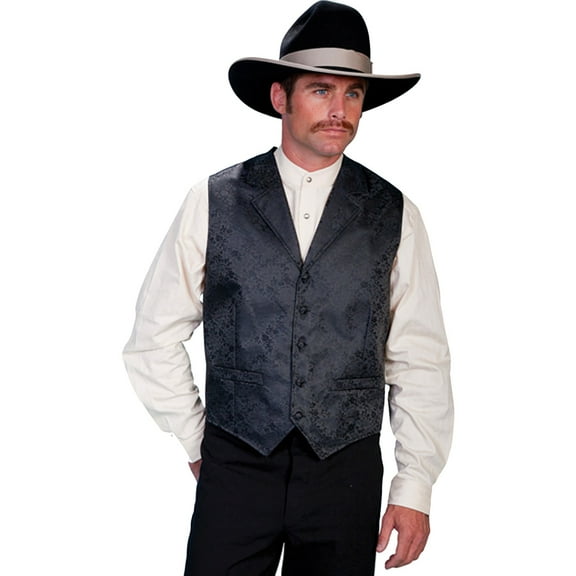 Scully RW145X-BLK-LT-B-T Rangewear 100 Percent Polyester Mens Firebreather Vest - Black, Large