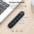 thumbnail image 4 of L35 Cable Organizer Magnetic Plug Box Silicone Cable Winder Flexible Cable Management Clips for Mouse Earphone 5 Clips - 2 Pieces, 4 of 6