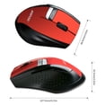 thumbnail image 7 of AGPtek Wireless Mobile Optical Mouse With Six Function Key 3 DPI Levels  w/ USB Wireless Receiver Burnning Red, 7 of 7
