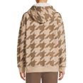 thumbnail image 3 of Kendall + Kylie Women's Junior' Faux Sherpa-Lined Oversized Hoodie, 3 of 5