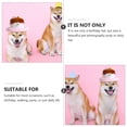thumbnail image 2 of Shisuyan Cake Shape Cat Headgear Adorable Pet Hat Pink 1Set 4.7X4.7X2.8In, 2 of 8