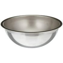 Vollrath Stainless Steel Mixing Bowl, 24 Gauge Satin Finish Steel 69050 5 Quart