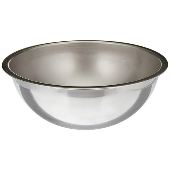 Vollrath Stainless Steel Mixing Bowl, 24 Gauge Satin Finish Steel 69050 5 Quart