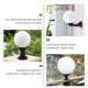 thumbnail image 3 of FELTECHELECTR 2 lámparas de pared con forma de globo, pantallas de acrílico para jardín y patio., 3 of 6