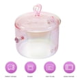 thumbnail image 3 of HLONK Casserole en Verre pour Aliments avec Couvercles Poêle Rose, 3 of 6