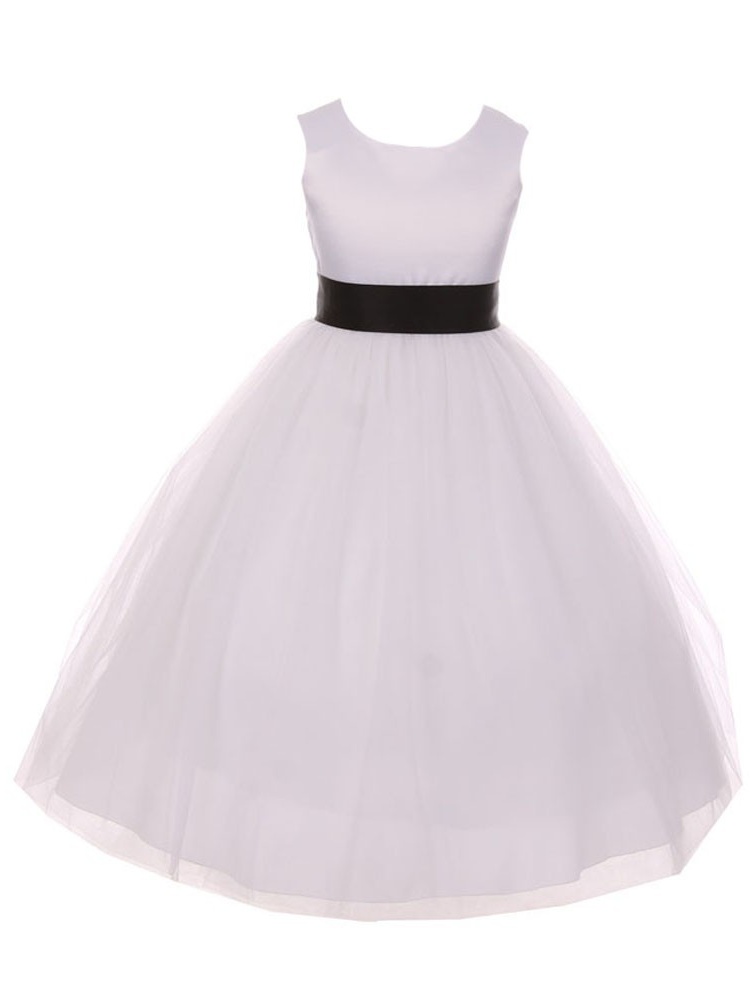 black satin sash for dress